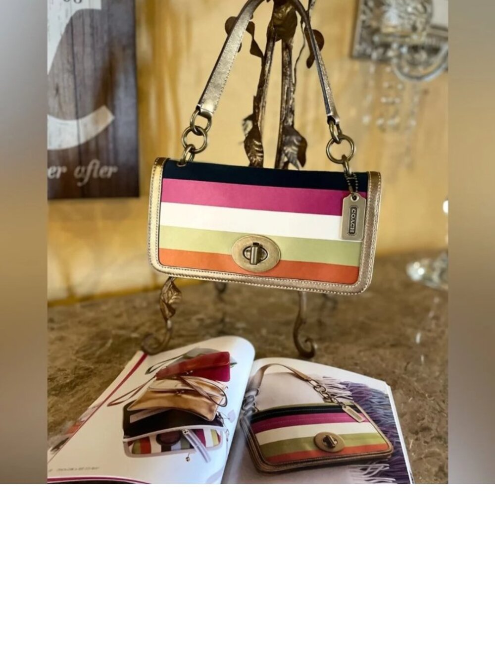 Coach Legacy Stripe Purse